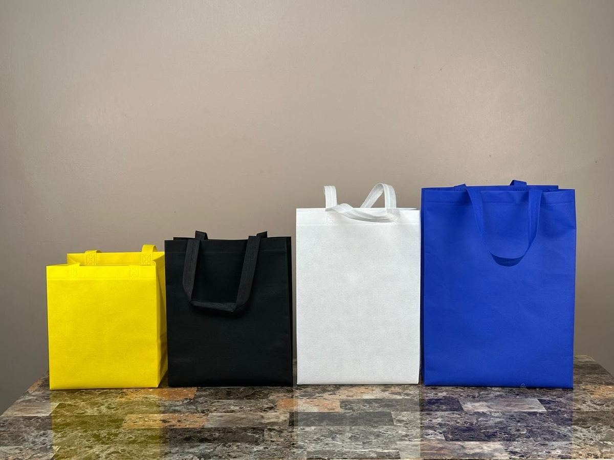 Box bag spunbond HBPA JAE Packindo Global berdiri sendiri di depan mesin produksi